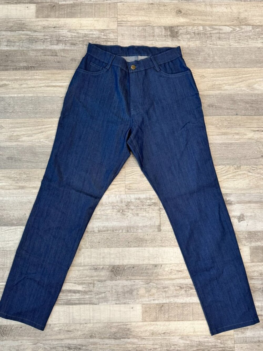 Blue Delta dark wash womens jeans straight leg Bespoke hi rise 26x29
